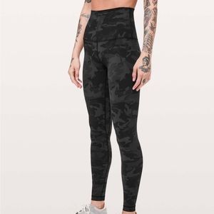 Lulu Lemon Align Black Camo Pant